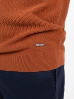 Polo de punto estructurado de algod�n