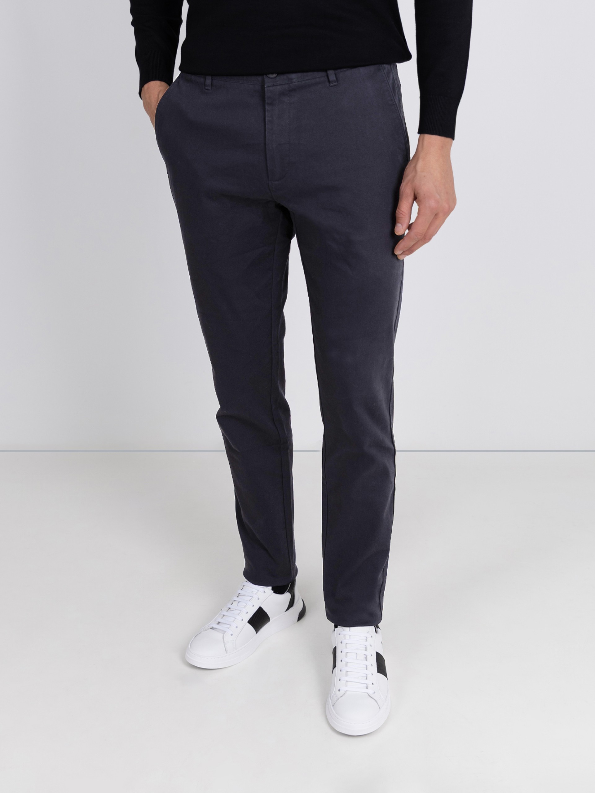 Stretch cotton chino pants