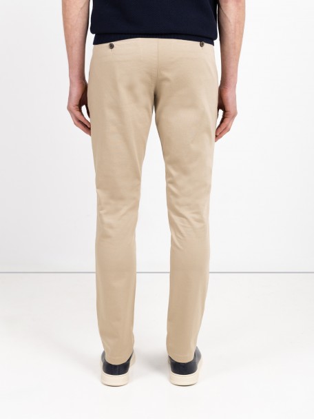 Pantalones chino de algodón elástico Pantalones chino de algodón elástico