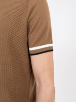 Polo de punto estructurado de algod�n
