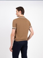 Polo de punto estructurado de algod�n