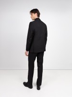 Fato liso regular fit com lã Fato liso regular fit com lã