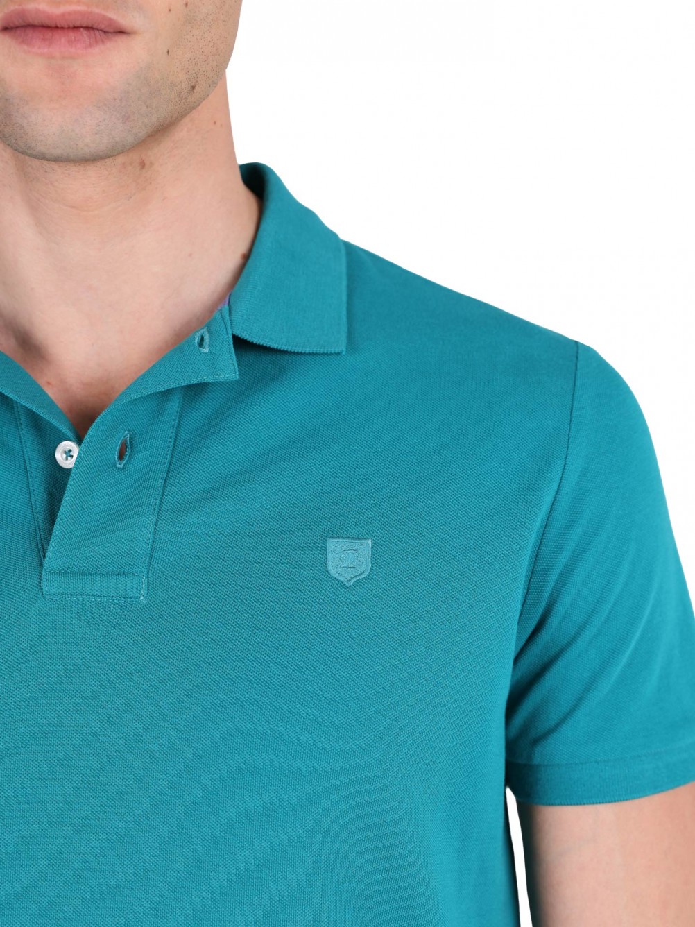 Polo piqué 100% algodão