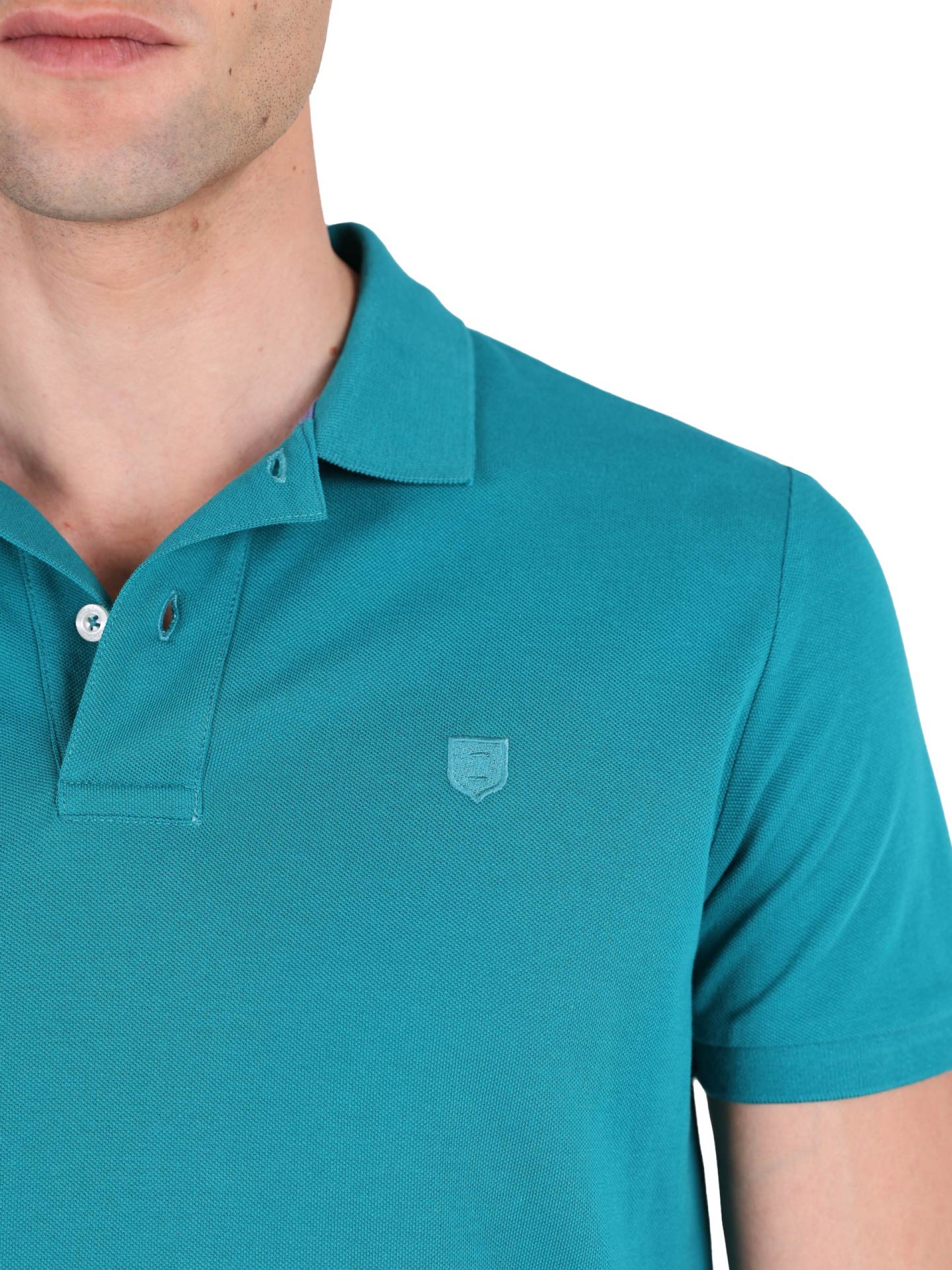 Polo piqué 100% algodão