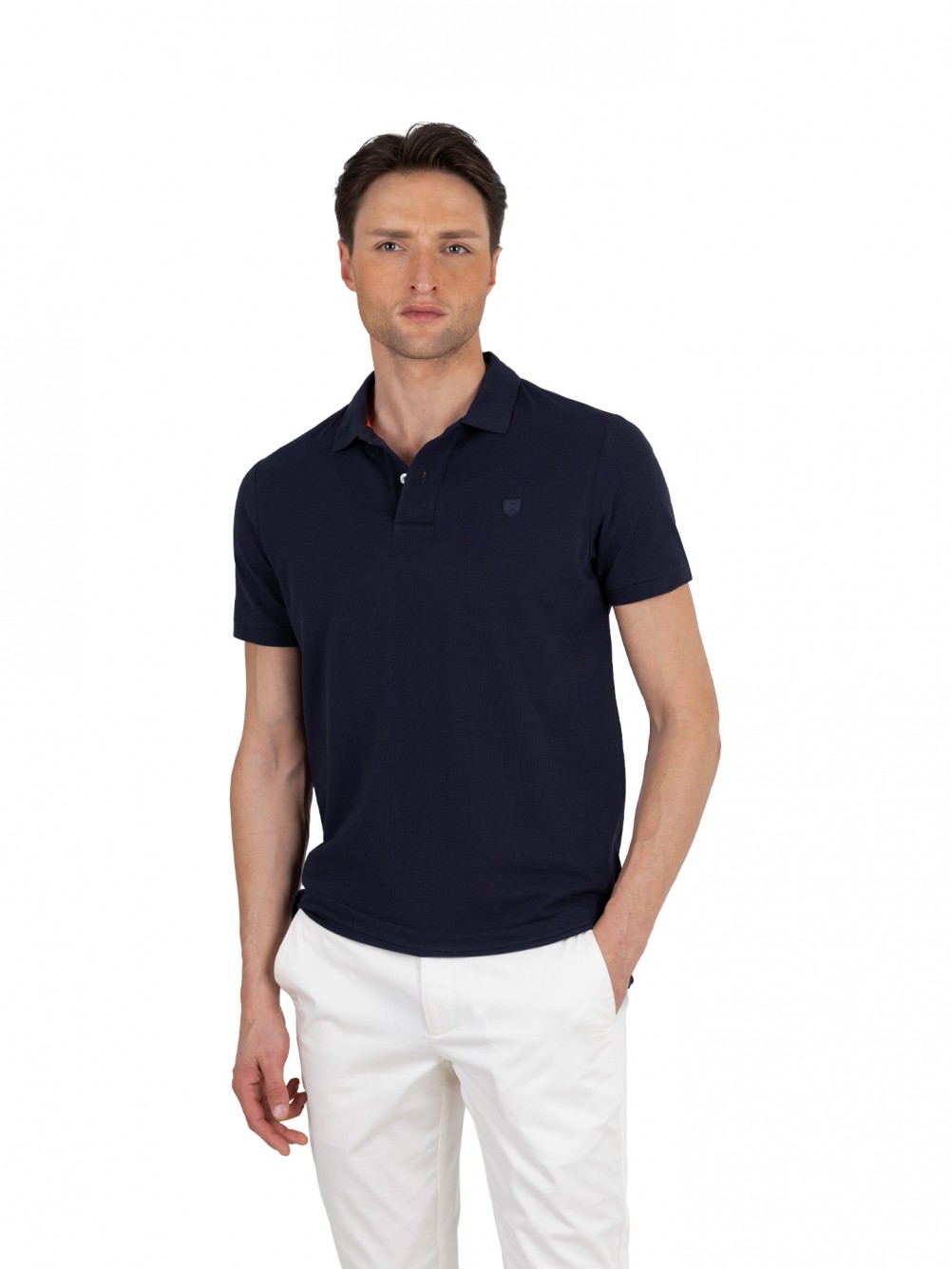 Polo piqué 100% algodão