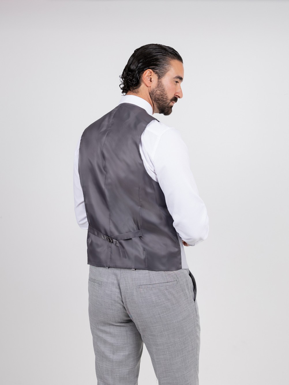 Fato de noivo com colete slim fit