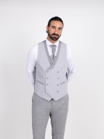 Fato de noivo com colete slim fit