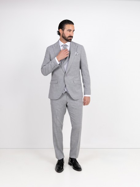 Fato de noivo com colete slim fit