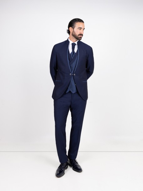 Fato de noivo com colete slim fit Fato de noivo com colete slim fit