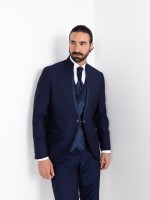 Fato de noivo com colete slim fit