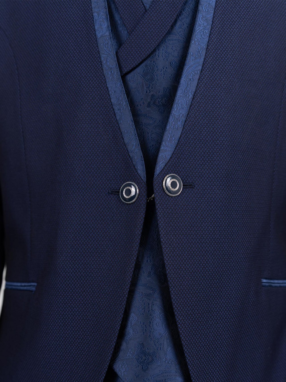 Fato de noivo com colete slim fit