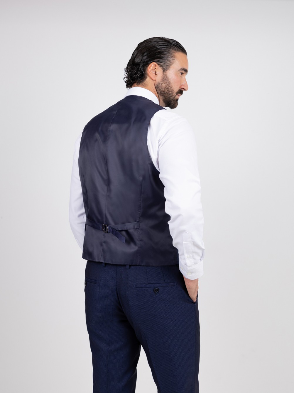Fato de noivo com colete slim fit