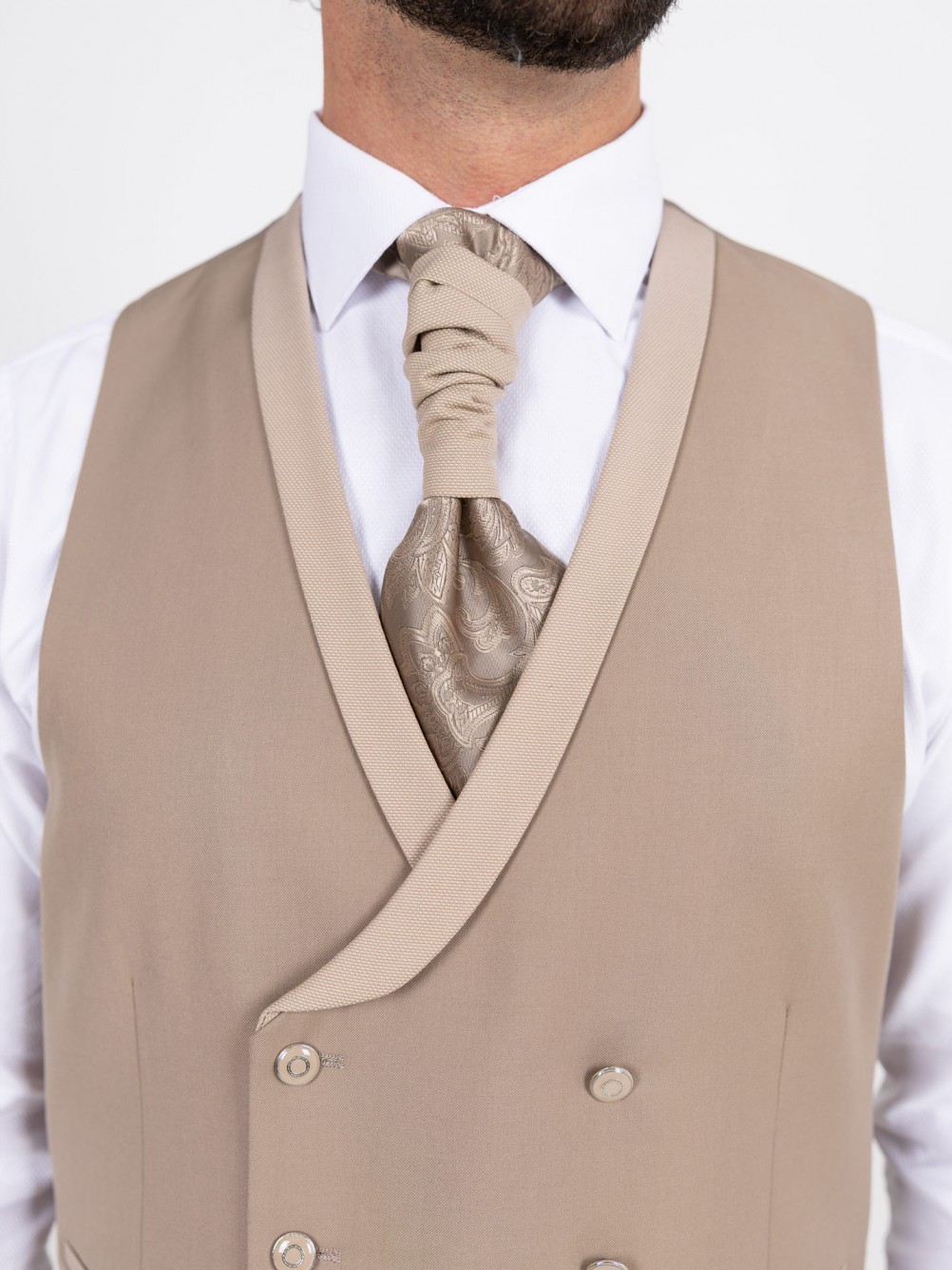 Fato de noivo com colete slim fit
