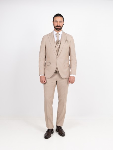 Fato de noivo com colete slim fit