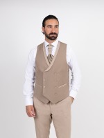 Fato de noivo com colete slim fit