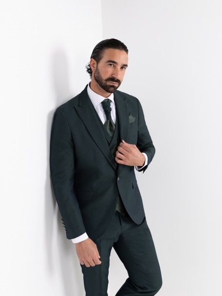 Fato de noivo com colete slim fit