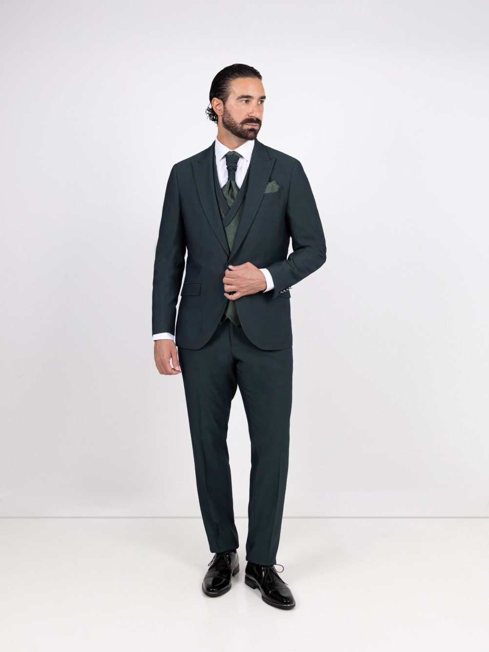 Fato de noivo com colete slim fit