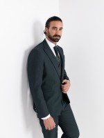 Fato de noivo com colete slim fit