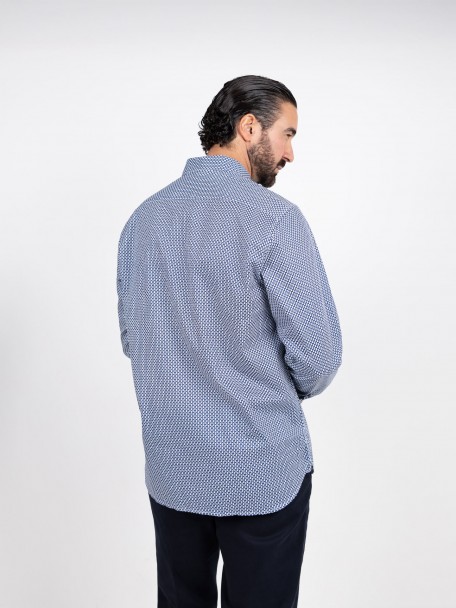 Camisa com padrão casual Camisa com padrão casual