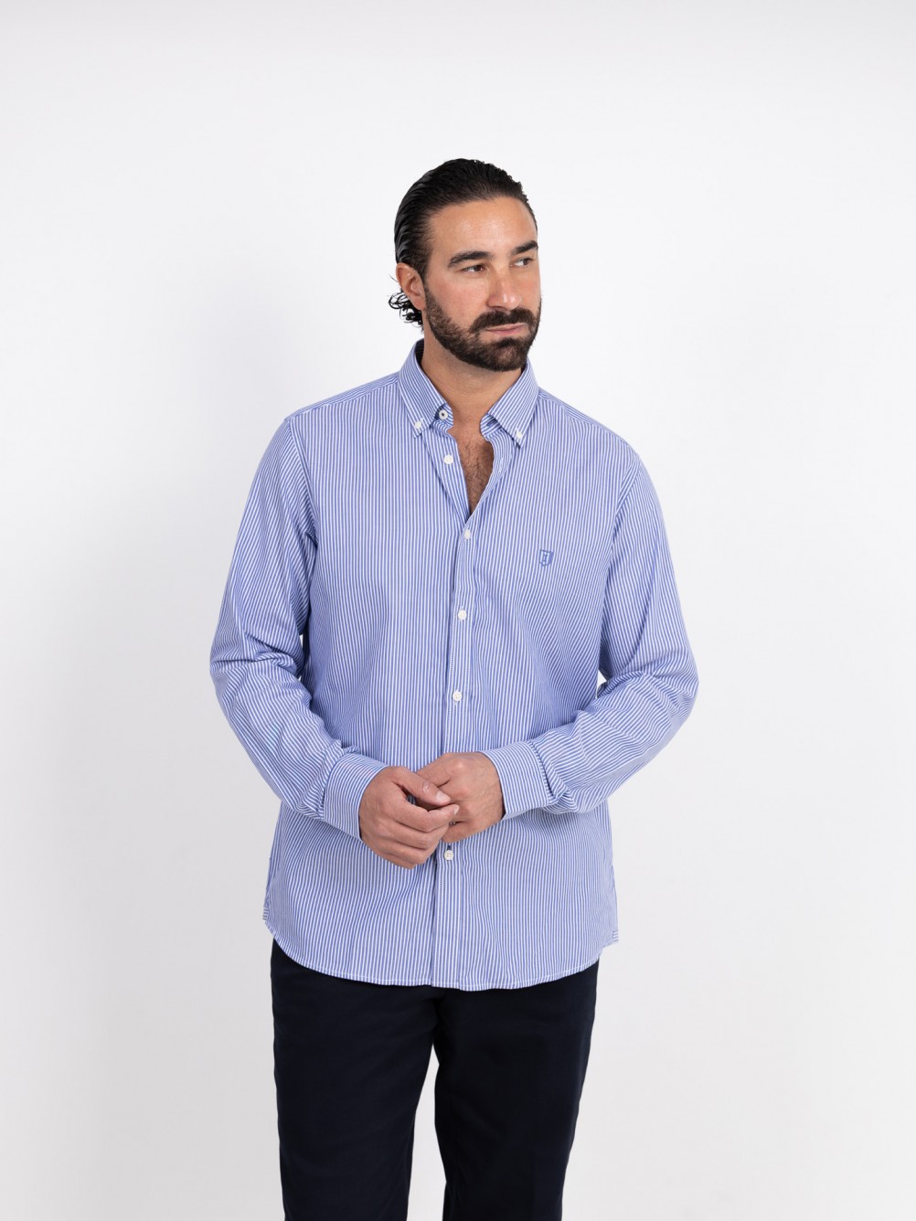Camisa casual de risca