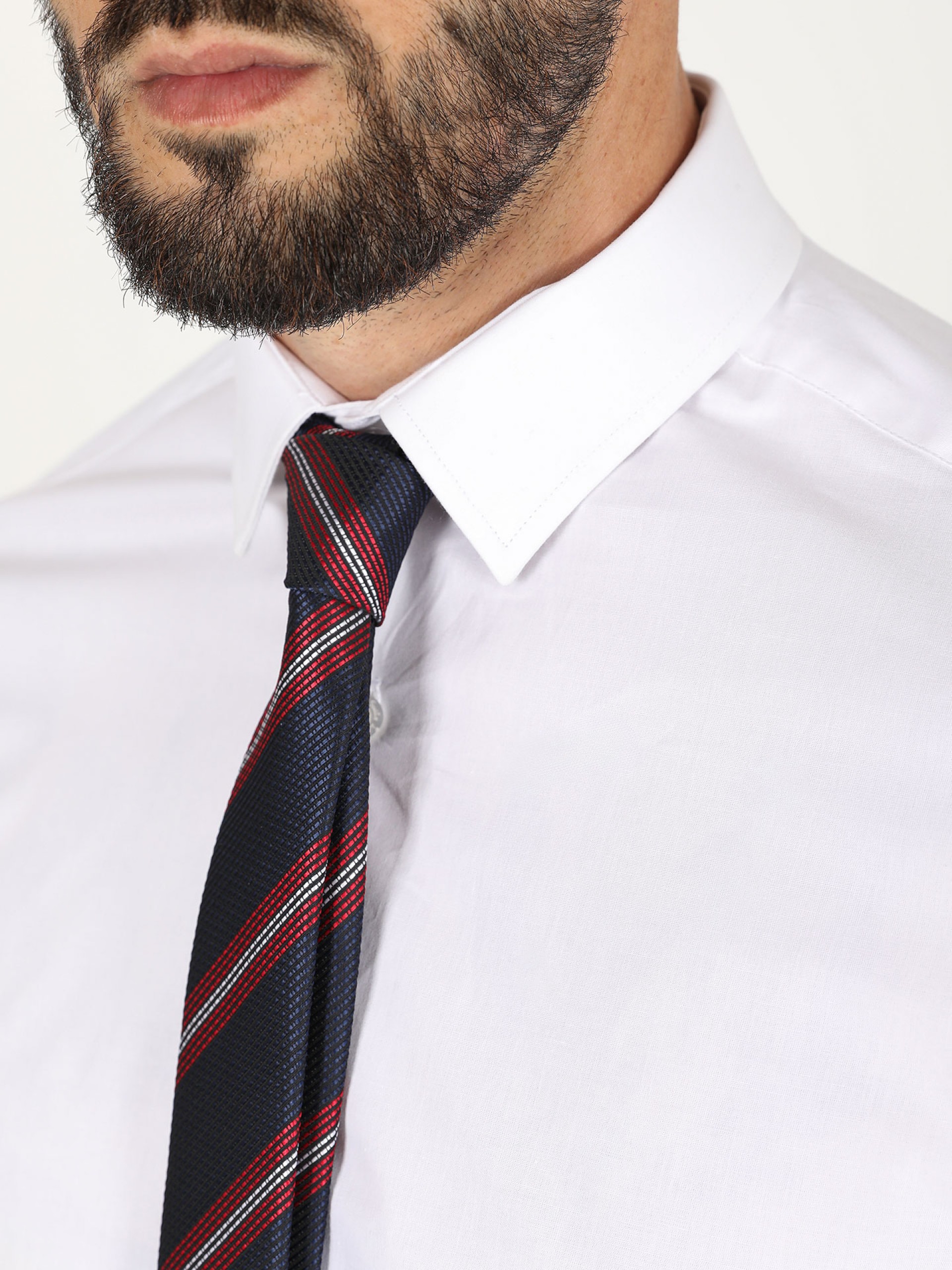 Camisa clássica lisa slim fit