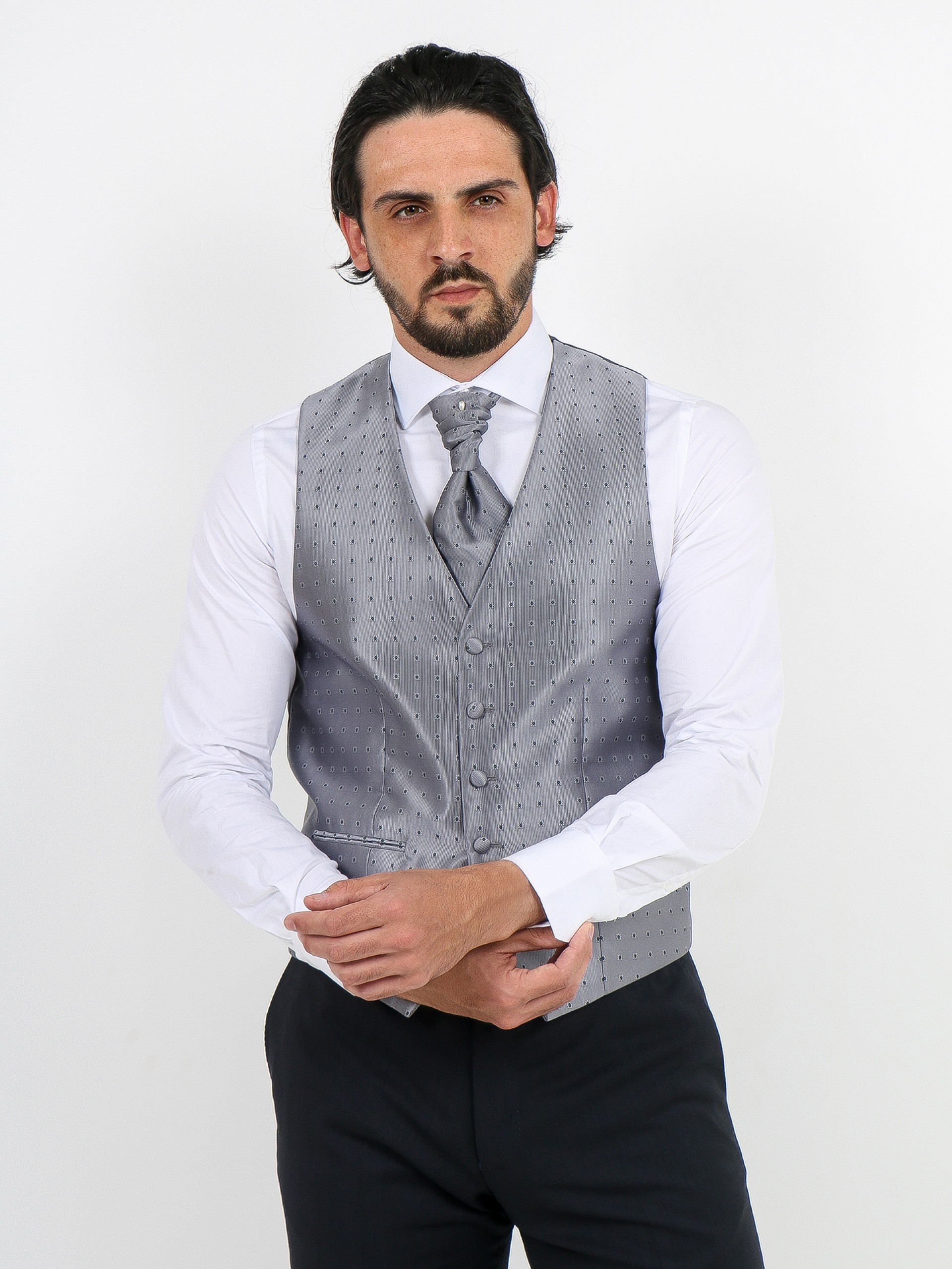 Ceremony waistcoat with tie