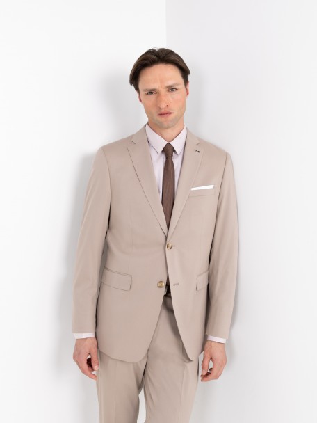Fato liso slim fit