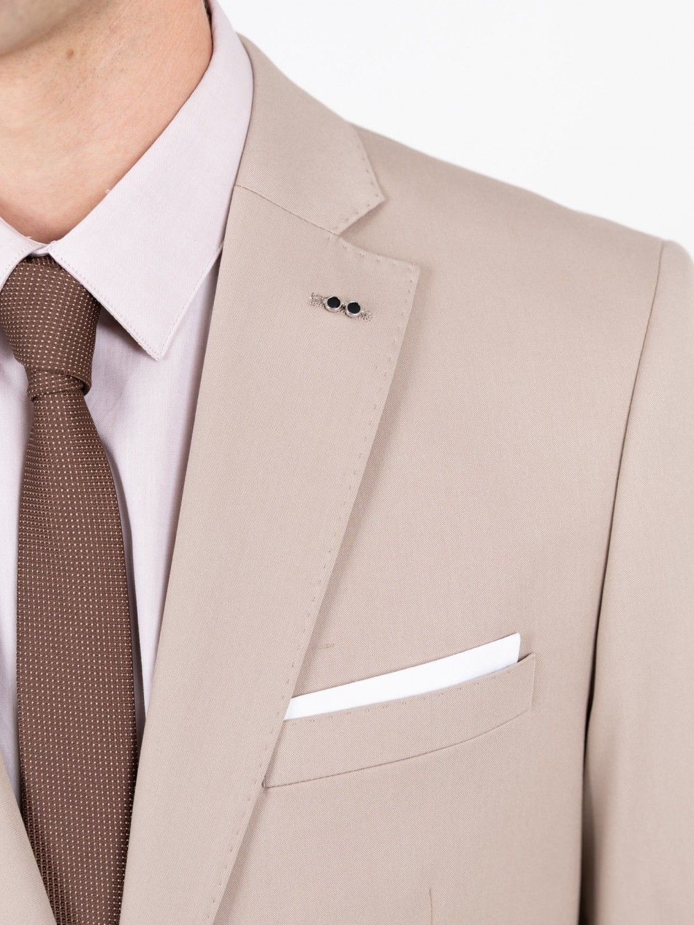 Fato liso slim fit
