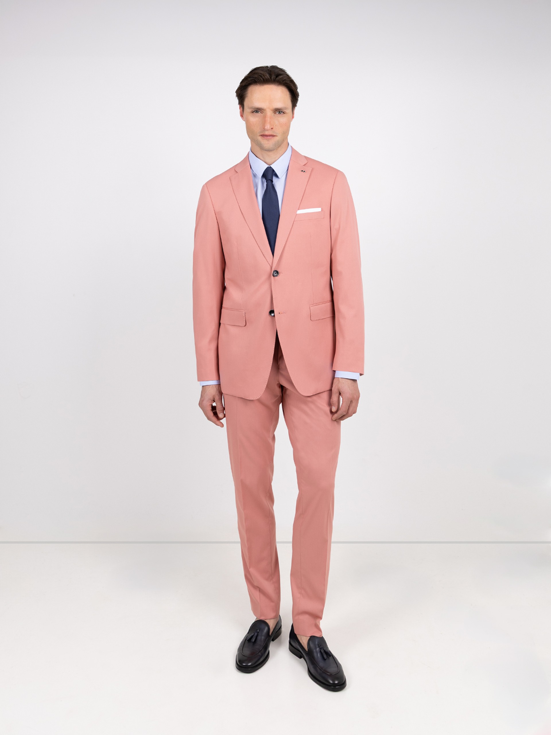 Fato liso slim fit