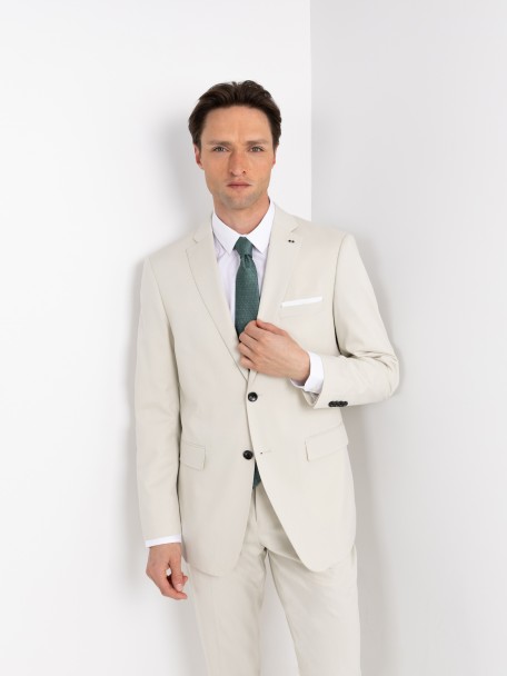 Fato liso slim fit