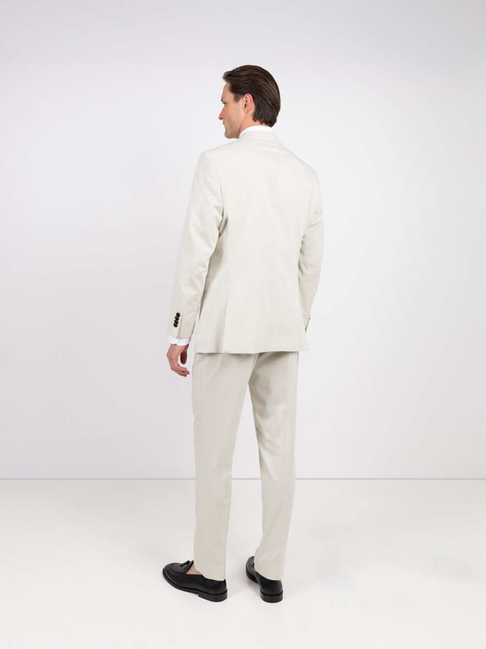 Fato liso slim fit