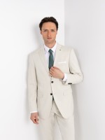 Fato liso slim fit