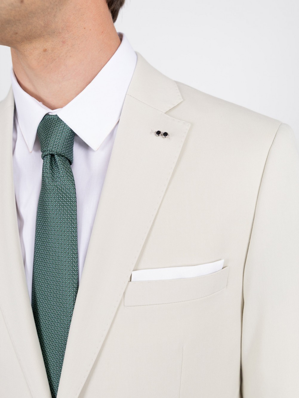 Fato liso slim fit