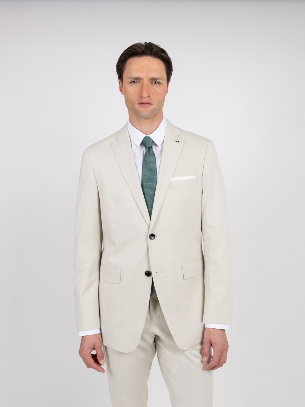 Fato liso slim fit