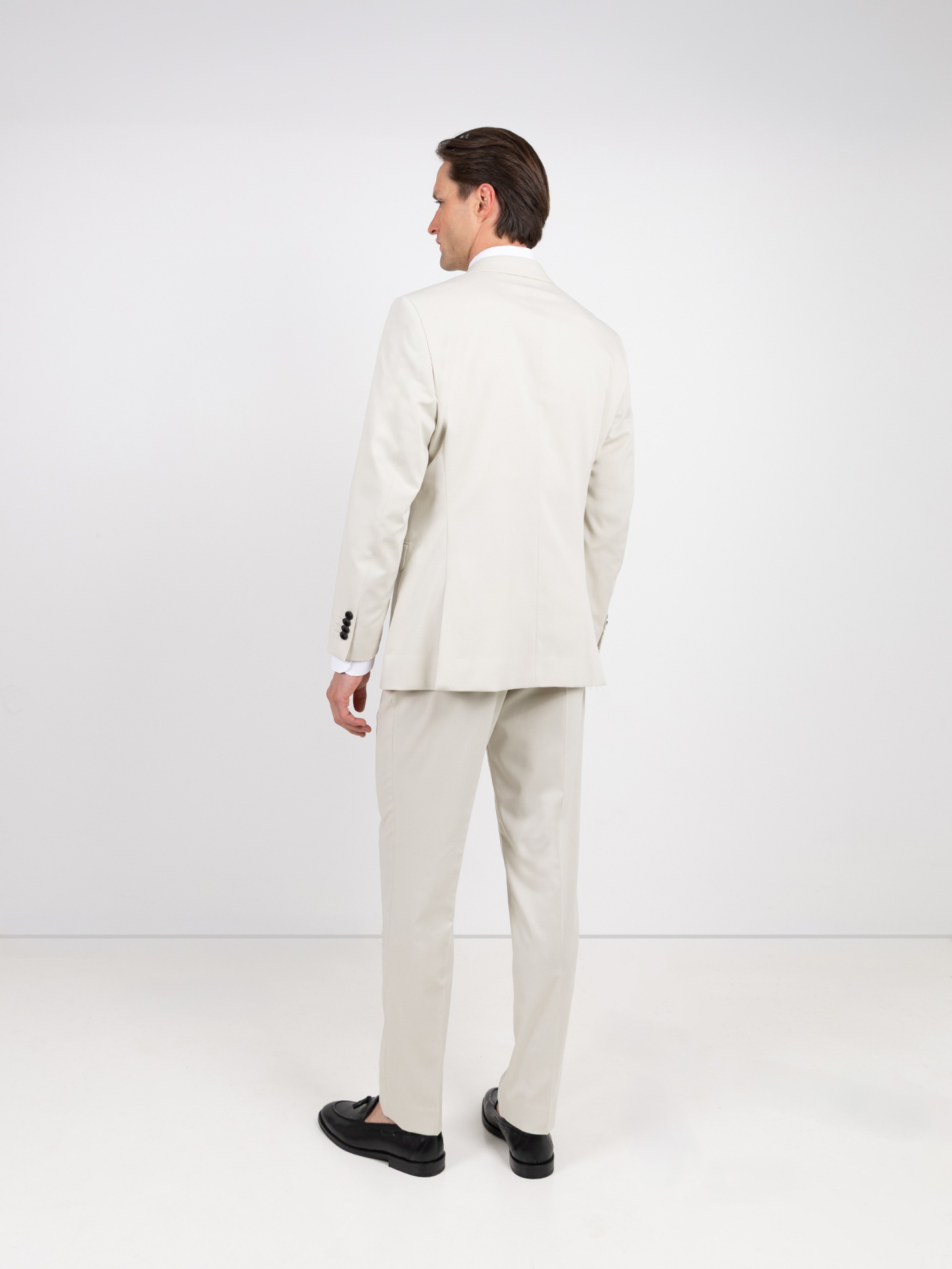 Fato liso slim fit