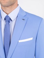Fato liso slim fit