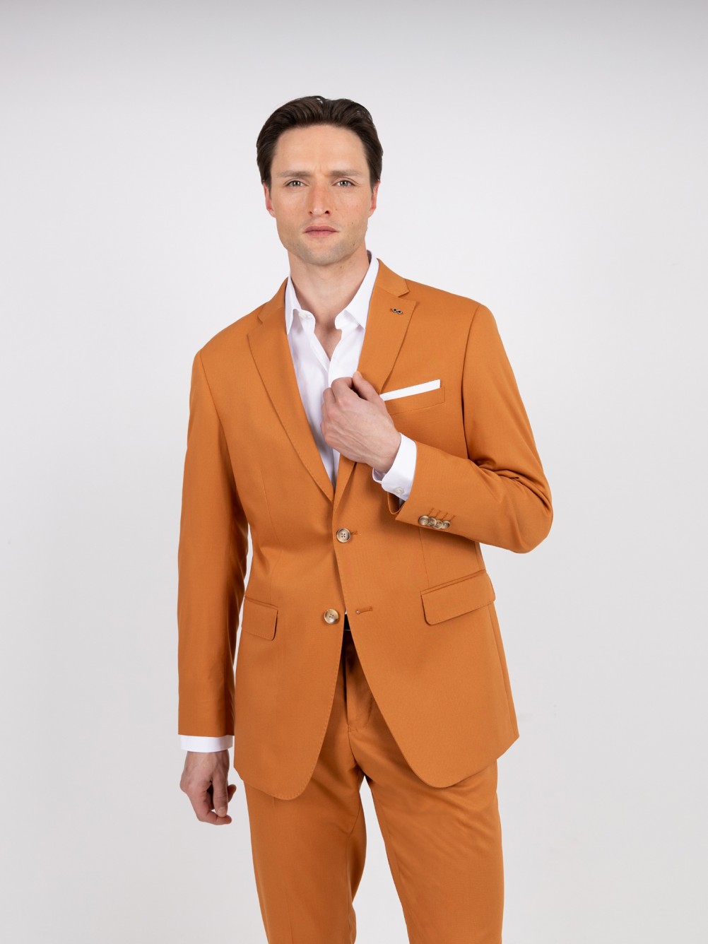 Fato liso slim fit