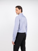Camisa lisa 100% algod�o slim fit
