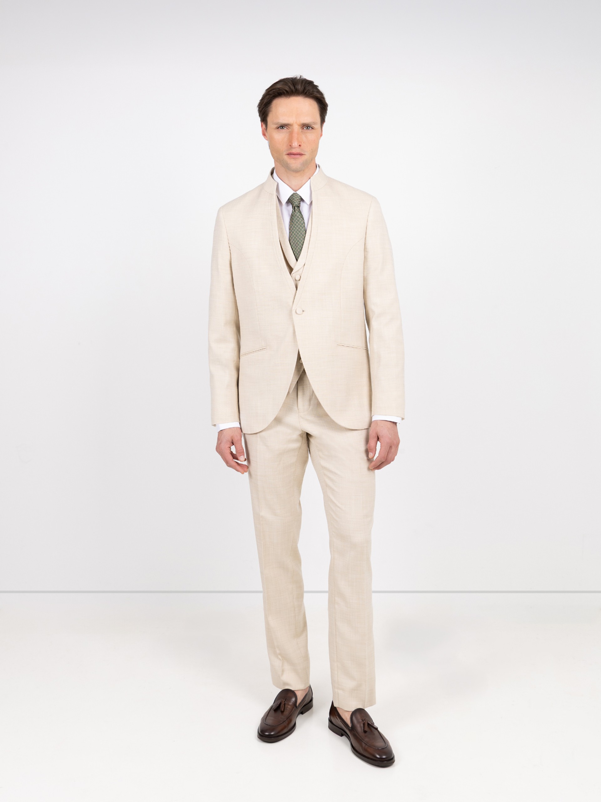 Traje de novio con chaleco Slim Fit