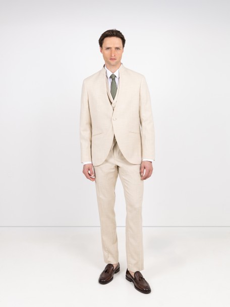 Fato de noivo com colete slim fit Fato de noivo com colete slim fit
