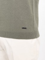 Polo de malha em algodão e linho Polo de malha em algodão e linho