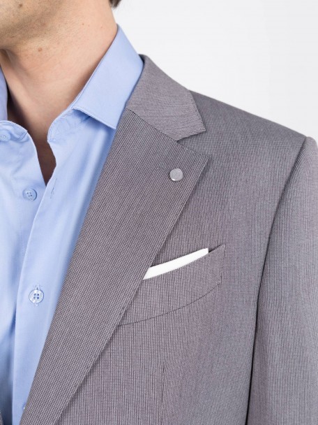 Traje con patrón regular fit Traje con patrón regular fit
