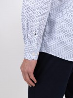 Camisa casual com padrão Camisa casual com padrão