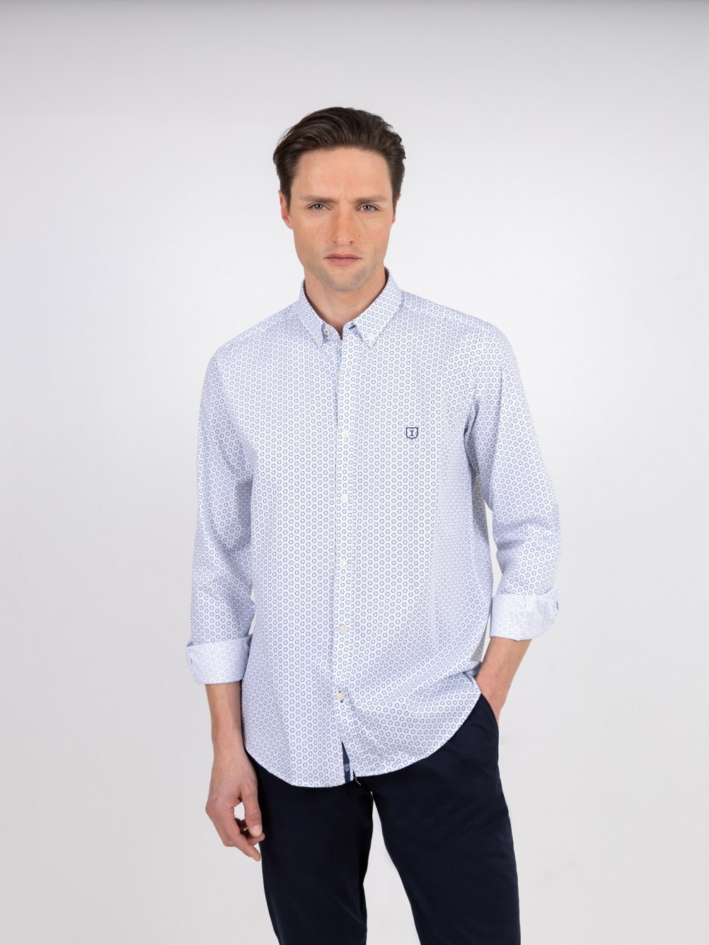 Camisa casual com padr�o