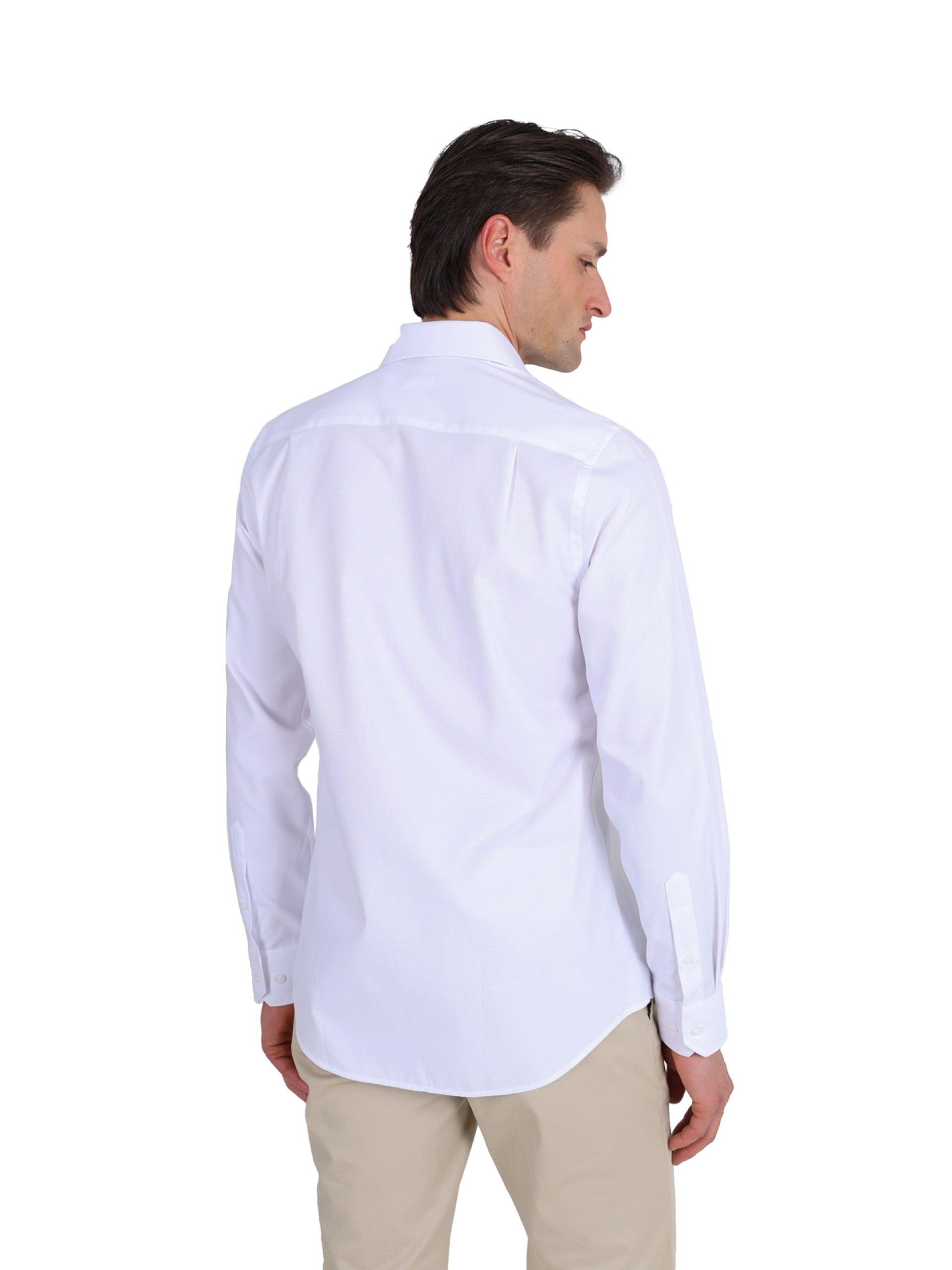 Camisa clássica lisa regular fit