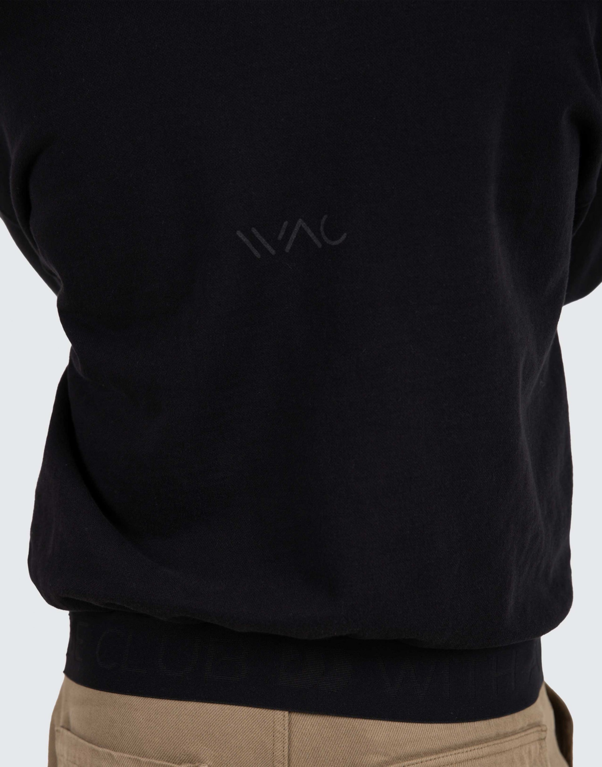 Elasticized oversized hoodie