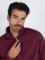 Sudadera con media cremallera