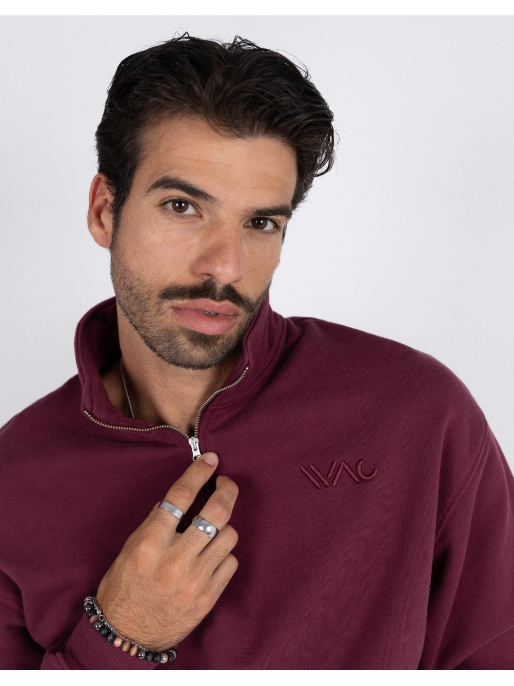 Sudadera con media cremallera