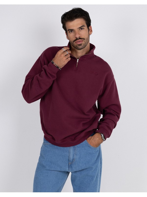 Sudadera con media cremallera Sudadera con media cremallera