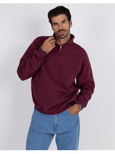 Sudadera con media cremallera Sudadera con media cremallera